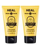 Bee Bald HEAL Post-Shave Healing Balm 2-Pack - Calms, Soothes, and Treats Skin Irritations - Buy Online on GoSupps.com
