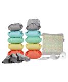 Close Parent Premium Bamboo Nappy Set in Pastels - Comprehensive Bundle for Newborn to Toddler with Boosters, Liners, and Tote Bag - Buy Online on GoSupps.com