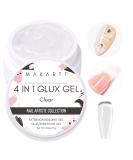 Makartt 4-in-1 Builder Gel for Nail Extension & Strengthening | Acrylic Rhinestone, Glue, UV Sculpture Manicure Set with Clear Hard Gel - Nail Lamp Required - Buy Online on GoSupps.com