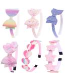 Ooosonlu Glitter Toddler Headband with Bow - Sparkly Hair Accessory for Little Girls - Buy Online on GoSupps.com