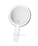 Fantasia Hand and Standing Mirror with Handle - 26cm Double-Sided Travel Mirror with 10x Magnification - Buy Online on GoSupps.com