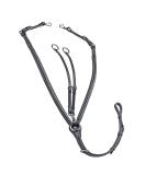 Buy SUNRIDE Anatomical Leather Breastplate Windsor for Horses - Soft Padding - Pony Size in Black | International Shipping Available - Buy Online on GoSupps.com