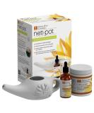 Himalayan Chandra ECO Neti Pot Sinus Cleansing System Starter Kit - Complete Solution for Sinus Relief - Buy Online on GoSupps.com