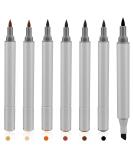 6 Pack Dual Tip Leather Dye Marker Pens for Furniture & Shoe Repair - 6 Colors - Buy Online on GoSupps.com