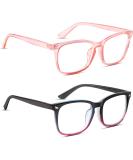 COOLOO Blue Light Blocking Gaming Glasses | Anti Glare & Headache Relief | Blue Light Filter | Lightweight Fashion Design | 16-pink+black Red - Buy Online on GoSupps.com