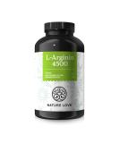 Nature Love L -Arginine - 365 capsules - high -dose: 4500mg HCL (3 750 mg L -arginine) per daily dose - fermentation from corn - produced in Germany vegan laboratory test - Buy Online on GoSupps.com