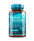 Marine Collagen 1000mg Enhanced with Hyaluronic Acid 100mg - 90 Super Strength Capsules - Hydrolysed Collagen Supplements - Vitamin C Vitamin E Vitamin B2 Zinc Copper - Made in The UK by Nutravita 90 count (Pack of 1) - Buy Online on GoSupps.com