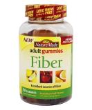 Nature Made Adult Gummies Fiber Assorted Fruit - 90 Gummies | Daily Fiber Supplement - Buy Online on GoSupps.com