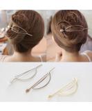 Women s Hollow Oval Geometric Metal Hair Clip - Stylish Accessories & Jewelry for All Hair Types - Buy Online on GoSupps.com