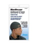WaveBuilder Wave Cap 2 Count | Promotes Healthy & Uniform Hair Waves - Black - Buy Online on GoSupps.com
