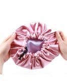ELIHAIR Kids Satin Bonnet - Adjustable Sleeping Cap for Natural Hair - Reversible Pink/Purple - One Size - Teens, Toddlers, Children, Babies - Buy Online on GoSupps.com