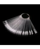 Sioppkik 50pcs Clear Nail Art Tips - Display Practice & Present Your Nail Designs | Transparent Nail Tip Compartment - Buy Online on GoSupps.com