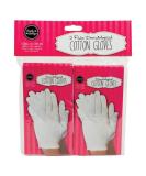 Dermatological Cotton Gloves - White | Skin-Friendly Dermatologist Recommended Gloves - Buy Online on GoSupps.com