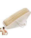 Inmorven 40 Natural Loofah Back Brush & Sponge - Gentle Exfoliating Peeling Scrubber for Men & Women - White Luffa for Thorough Cleaning - Buy Online on GoSupps.com