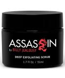 Billy Jealousy Assassin Deep Exfoliating Scrub - Men's Facial Cleanser with Walnut Almond & Vitamin E for Dry & Oily Skin - 1.7 Fl Oz | International Shipping Available - Buy Online on GoSupps.com