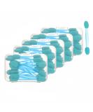 Buy 5 Packs of 100PCS Professional Double Head Eyeshadow Brushes - Multicolor Disposable Makeup Tools (Blue) - Fast International Shipping - Buy Online on GoSupps.com