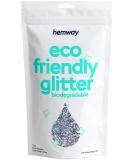 Hemway Eco Friendly Biodegradable Glitter 100g / 3.5oz Bio Cosmetic Safe Sparkle Vegan for Face  Eyeshadow  Body  Hair  Nail and Festival Makeup  Craft - 1/24 0.04 1mm - Silver Holographic Extra Chunky (1/24 0.040 1m... - Buy Online on GoSupps.com