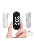 Medical Forehead Thermometer - Rechargeable Infrared Digital Thermometer for Adults & Kids | Fast Accurate Results Fever Alarm & LCD Display - Portable (Black - Buy Online on GoSupps.com