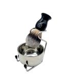 Echolly 3pcs Shaving Brush Set with Stainless Steel Stand and Bowl - Traditional Wet Shaving Kit for Men - Best Shaving Gift - Buy Online on GoSupps.com