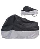 MOONCOOL Adult Tricycle Cover - Waterproof 3 Wheeled Bike Storage Cover, 75'' L, Black & Silver - Dust and Wind Resistant - Buy Online on GoSupps.com