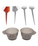 KALLORY Hair Dye Brush and Bowl Set - 2 Sets | Hair Coloring Kit for DIY Salon Style | Hair Styling Accessories - Buy Online on GoSupps.com