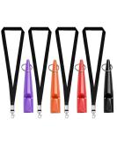 kuou 4 Pcs Professional Dog Whistles Dog Training Whistle High Pitch Plastic Dog Whistles With Lanyard Keychain for Barking & Recall - Buy Online on GoSupps.com