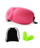 Bringsine Pink Sleep Mask & Ear Plugs Kit with Carry Pouch - Buy Online on GoSupps.com