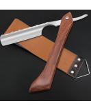Stainless Steel Cut Throat Razor Kit for Men - Single Edge Shaving Blades Ideal for Barber, Home & Salon Use - Straight Razor Gift Set - Buy Online on GoSupps.com