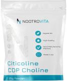 Citicolin CDP Choline Powder 25g | Enhance Memory & Cognition | No Fillers Allergen-Free | Made in ISO-Certified Facility | NOOTROVITA - Buy Online on GoSupps.com
