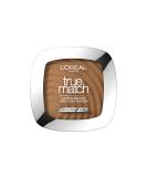 L'Or al Paris Powder Foundation Super-Blendable With Hyaluronic Acid Light Texture for a Flawless Finish True Match Perfecting Powder 8D 8W - Golden Cappuccino 9 g (Pack of 1) - Buy Online on GoSupps.com