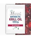 Forest Vitamin Antarctic Krill Oil 500mg - 60 Capsules | Premium Krill Oil Supplement for Health & Beauty | Euphausia Superba Extract - Buy Online on GoSupps.com