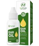 Organic Ear Oil for Ear Infection - Natural Eardrops for Pain Relief & Wax Removal for Kids Adults & Dogs - Made in USA (0.5 Oz - Buy Online on GoSupps.com