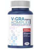 Buy Saint Nutrition V-Gra Forte: Fast-Acting Pleasure Pill for Men - 20 Capsules - Buy Online on GoSupps.com