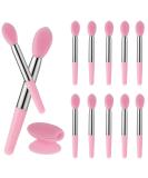 Shop WLLHYF 12PCS Silicone Lip Brush Set | Professional Makeup Tools for Lipstick Eyeshadow & Face Masks - Perfect for Beauty Enthusiasts - Buy Online on GoSupps.com
