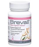 Barlean's Organic Oils - Brevail Plant Lignan Extract 30 Capsules | Natural Support for Hormonal Balance & Health - Buy Online on GoSupps.com