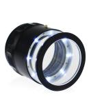 10X Illuminated Jewelers Loupe Magnifier with Interchangeable Reticle Scale and LED Light - 25mm Field of View for Jewelry, Gems, Coins - Hobby Tool with Glass Scale Chart - Buy Online on GoSupps.com