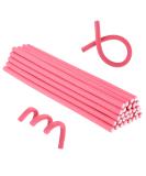 30PCS 9.45" X 0.31" Flexible Hair Rollers Flexible Curling Rods Heatless Curlers Hair Rods Foam Curlers Home Use For Women Girls Short Medium Hair And Long Hair To Sleep In (Pink) - Buy Online on GoSupps.com