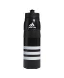adidas 750 ML (28 oz) Stadium Refillable Plastic Sport Water Bottle Black/White 750 Milliliters - Buy Online on GoSupps.com