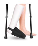 Adjustable Cast Sock Toe Cover for Ankle & Foot Casts - Anti-Slip Rehabilitation Foot Cover for Men & Women (Black - Buy Online on GoSupps.com