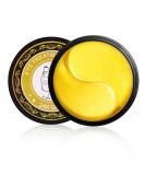 Golden Under Eye Patches - 30 Pairs Eye Gels with Amino Acids & Collagen | Rejuvenate Dark Circles & Puffy Eyes - Travel-Friendly Anti-Wrinkle Treatment - Buy Online on GoSupps.com