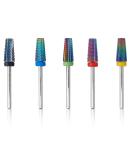 Treki 5-Piece Nail Cutter Bits Set | Fine & Coarse Tungsten Steel Attachments for Acrylic & Gel Nails | Perfect for Pedicure & Manicure - Buy Online on GoSupps.com