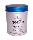 Schwarzkopf got2b Beach Boy Surfer Look Matt Paste 100ml - Unscented, 3.4oz - Buy Online on GoSupps.com