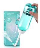 Peri Bottle Po Dusche Bidet - 500ml Portable Intimate Shower with 2 Nozzles for Women - Blue & Green Options Available - Buy Online on GoSupps.com