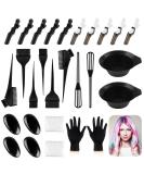 Professional Aipaide 30-Part Hair Color Tool Set - Brushes Gloves & Mixing Spatula for DIY Salon Use - Buy Online on GoSupps.com