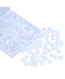 HAUTOCO 200Pcs 12mm Clear Glass Cabochons Round Cabochons Dome Tiles for DIY Earrings Necklaces Pendants Rings Cameo Photo Jewelry Making 12mm/0.47inch-200 Pieces - Buy Online on GoSupps.com