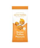 Keto Farms Butter Toffee Peanuts | Keto Candy Snacks (1g Net Carb) - Low Sugar, High Flavor 6 Count - Buy Online on GoSupps.com