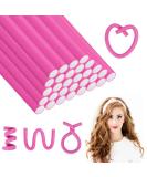 AOOWU 30 Pcs Flexi Rods for Hair Heatless Hair Rollers Bendy Foam Curler Rollers for Short Medium Long Hair Twist-flex Rods Set Heatless Hair Rollers for Sleeping Hairstyle DIY Home Hair Salon 30 pcs - Pink - Buy Online on GoSupps.com