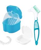 Cozlly Prosthesis Box | Storage & Cleaning for Dentures & Prostheses | Durable Containers with Brush - Buy Online on GoSupps.com