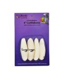 Pack of 4 Medium Cuttlebones for Birds, Tortoise, Snails, and Parakeets - Calcium Block Alternative for All Breeds - 3.5 to 4 Inches - Buy Online on GoSupps.com