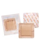 Buy Silicone Foam Dressings - 4x4 Waterproof Adhesive Wound Bandage for Bedsore Care | High Absorbency Painless Removal - 5 Pack - Buy Online on GoSupps.com